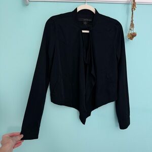 Asymmetric lightweight Calvin Klein black jacket